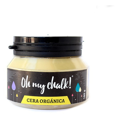 Imagen 2 de 2 de Cera Orgánica Oh My Chalk! 180gr Belgrano/ Envíos