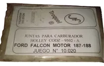 Comprar Juego Juntas Carburador Ford Falcon 187 \u002F 177 Holley 