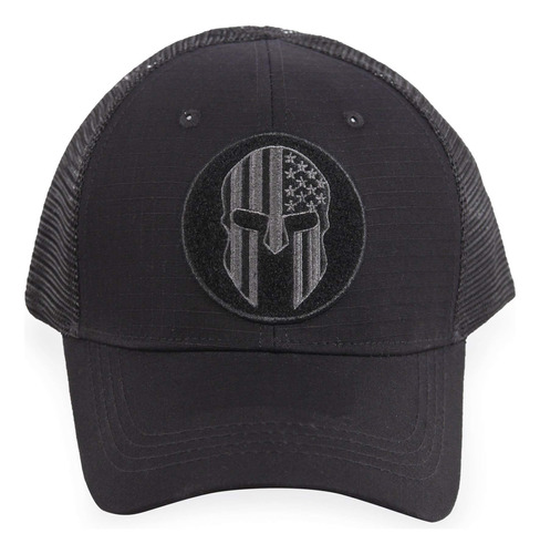 Spartan - Gorra Trucker Mesh Negra