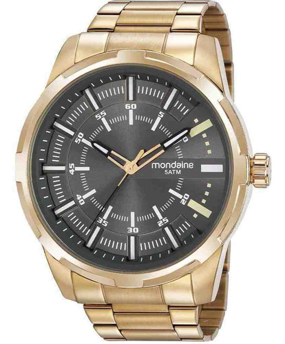 Relogio Masculino Mondaine Dourado 99469gpmvde3