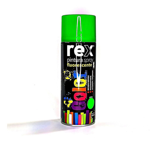 Pintura Spray Fluorescente 400ml Pack 6 Unidades Rex