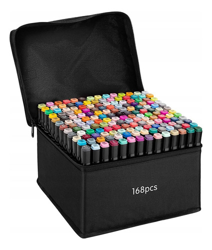 Set De Plumones 168 Marcadores Touch Plumones Doble Punta