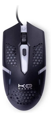 Mouse Gamer Com Fio Preto 800 A 2400 Dpi