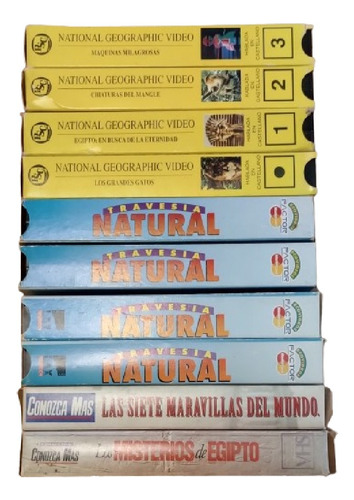 Vhs Documentales Varios - Precio Por Unidad