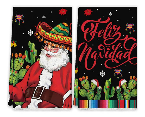 Toallas De Cocina Mexicanas Decorativas Para Navidad