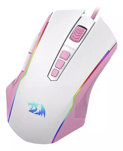 Mouse Gamer Redragon Cerberus, RGB, 7200DPI, Ambidestro, 5 Botões