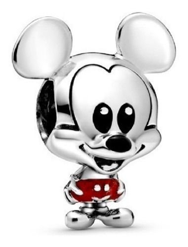 Pandora Charm Mickey Con Short Rojo, Disney + Kit De Regalo