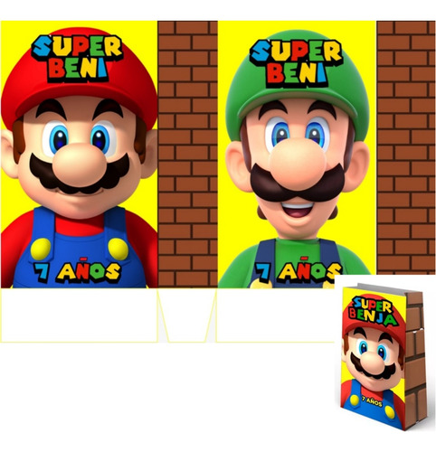 Bolsitas Imprimible Mario Bross