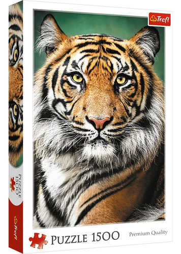 Rompecabeza Puzzle 1500 Pieza Trefl Portaretrato Tigre 26204