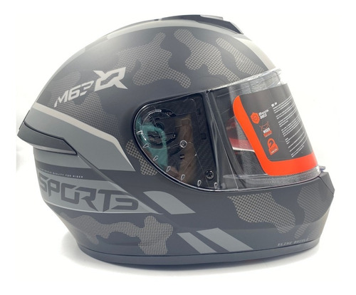 Casco X-sports M63 Comander Negro/gris/mate