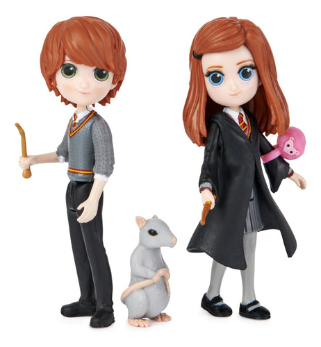 Muñecos Harry Potter Pack X2 Harry Hermione Ron Hagrid Etc.