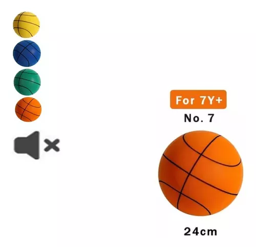 Bola de basquete silenciosa, bola de treinamento interno de basquete de  espuma 2023, bola de espuma de alta densidade sem revestimento treinamento  de basquete de baixo ruído para várias atividades internas