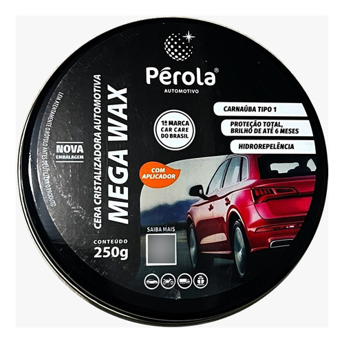 Cera Mega Wax Pérola 250 Gramas