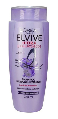 Shampoo Elvive Loreal Paris Hidra Hialurónico 750ml