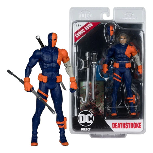 Boneco DC Page Punchers Deathstroke Rebirth de 7 polegadas