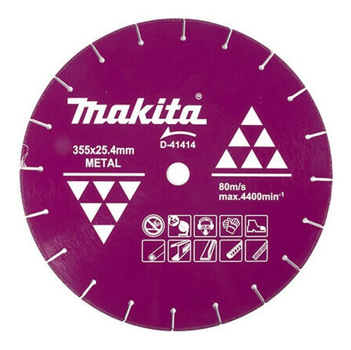 Disco Diamante Seg.14  Corte Metal  3mm Grosor Makita D41414