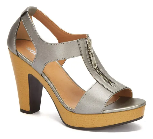 Zapatilla Plataforma Andrea Para Mujer Antimonio Cuotas sin inter s