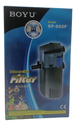 Boyu Filtro Interno Sp602f 100l Acuario Peces Pecera