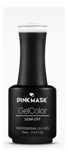 Gel Color  Pink Mask 100 White Tips Color Blanco