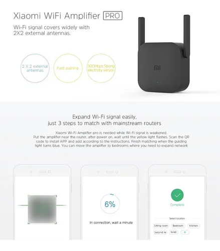 Repetidor wifi xiaomi pro manual best sale
