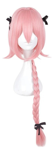 Peluca Larga Trenzada De Fate/go De Astolfo Para Cosplay De