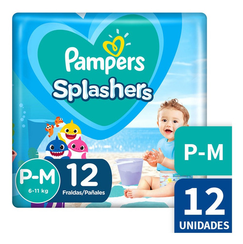 Pañales Pampers Splashers Para El Agua - Todos Los Talles