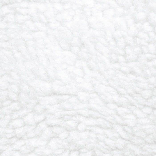 Tela Forro Polar Felpa Color Blanco Solido 60 