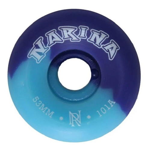 Roda Narina Rajada Roxo Azul Skate - Varios Tamanhos