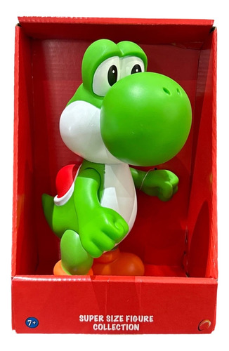 Super Mario Bros Figura Yoshi Coleccionable De 23cm Altura