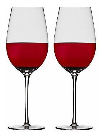 Chefoh Stemware Copa Vino  Comodo Vaso Cristal Plomo Para 2