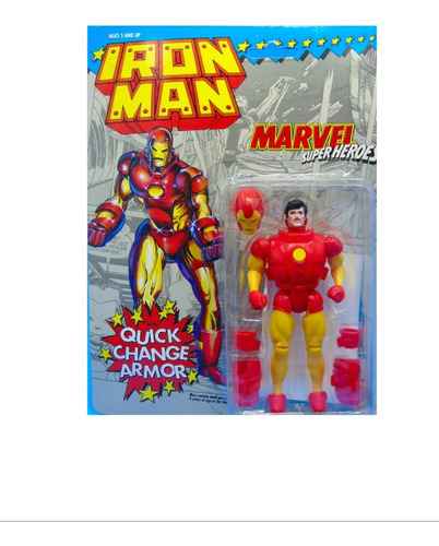 Figura De Accion Ironman Armor Vintage Original 