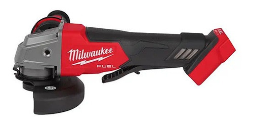 Imagen 1 de 2 de Esmeriladora angular inalámbrica Milwaukee M18 2880-20 roja + accesorio