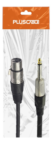 Cabo De Audio P10 X Xlr F 3 Metros P10canon30 Plus Cable