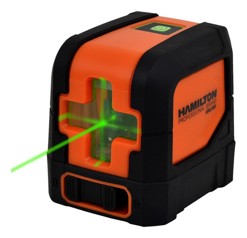 Imagen 1 de 7 de Nivel Laser Linea Verde Hamilton Hnl100 Con Soporte 30 Mts