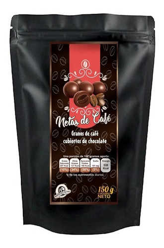 Granos De Café Orgánico Cubiertos De Chocolate Semi Amargo