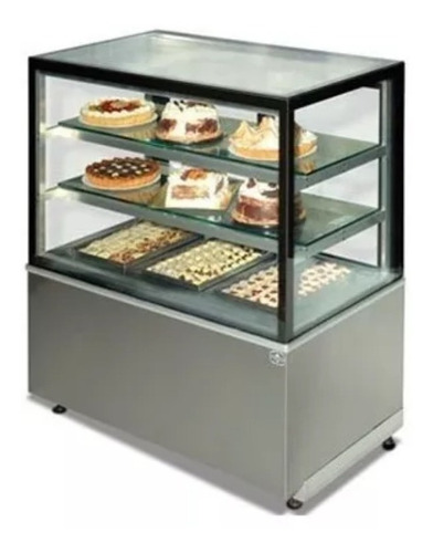 Exhibidor Mantenedor Comidas Refrigerado 120 Cm  3 Niveles