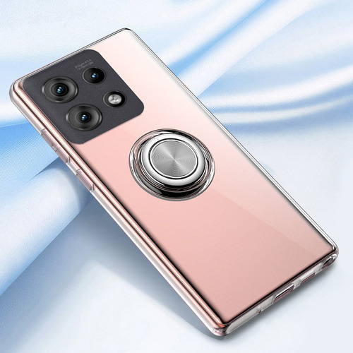 Capa De Anel Transparente Para Moto G75 5g