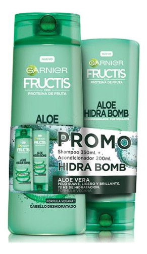 Fructis Pack Aloe Hidra Bomb Kit Shampoo + Aco