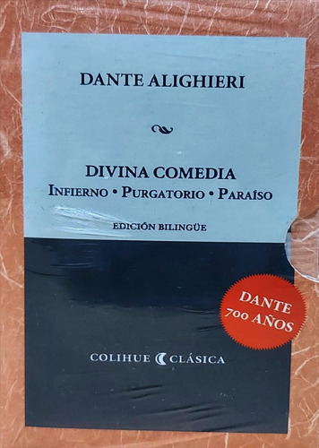 La Divina Comedia Bilingue Pack 3 Tomos - Colihue Clásica