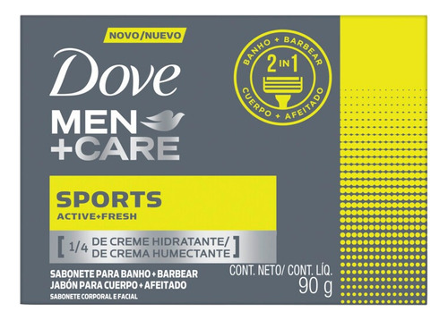 Jabón en barra Dove Men+Care Sport Active+Fresh 90 g