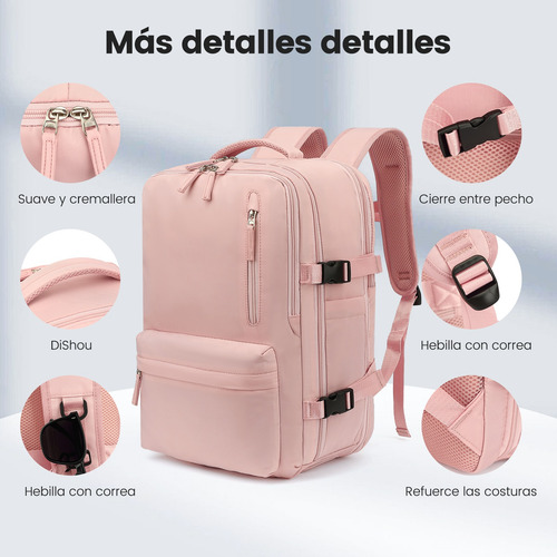 Mochila De Viaje Expandible 10 Kg Avion Mochila Escolar
