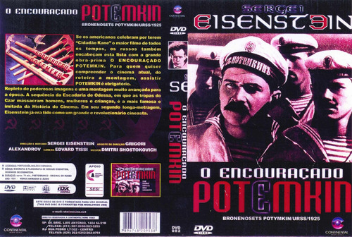 El Acorazado Potemkin - Sergei Einsestein - Rusia - Dvd