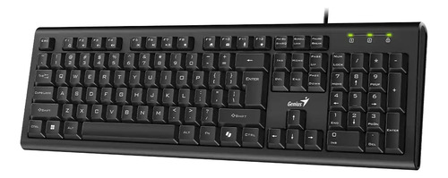 Teclado Genius Kb-113 Español Con Cable Tecla Ai Copilot Teclado Negro Idioma Español España