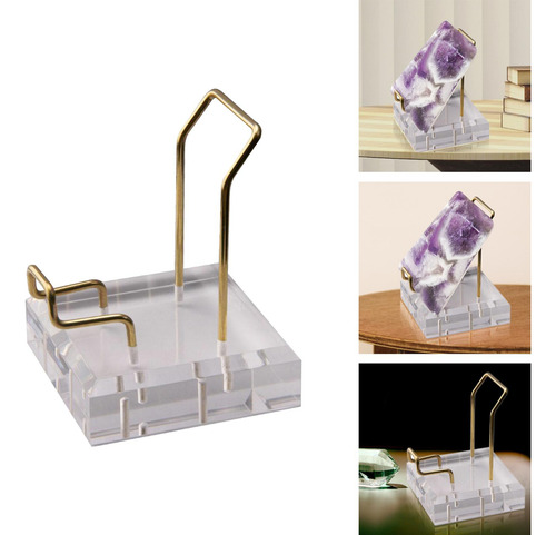 2 Soporte De Exhibición Transparente Los 8x8x10cm Claro