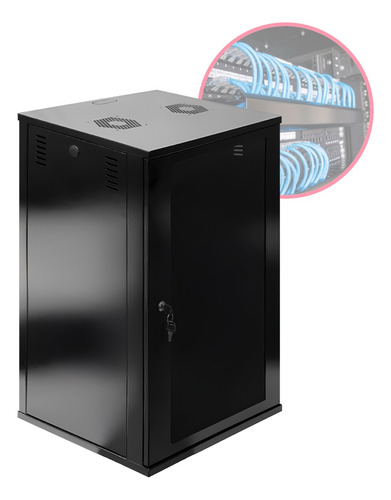 Mini Rack / Parede 19'' 20u X 570mm Desmontável Frete Gratis