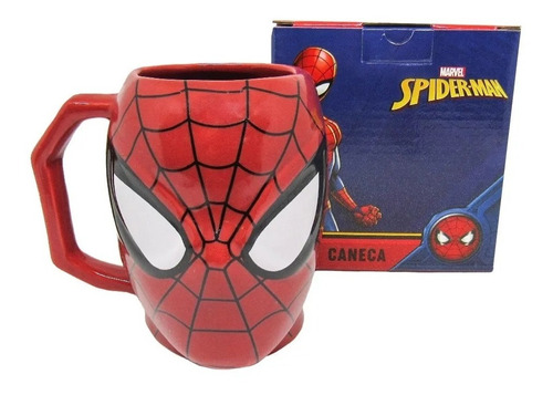 Caneca Porcelana Spiderman Zona Criativa Homem Aranha