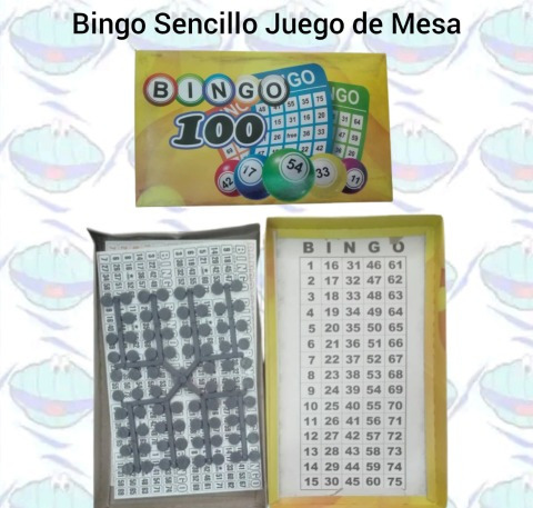Bingo Cartón De Bingo / Juego De Mesa Sencillo 
