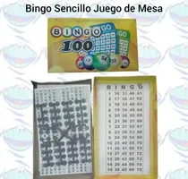 Comprar Bingo Cartón De Bingo \u002F Juego De Mesa Sencillo 
