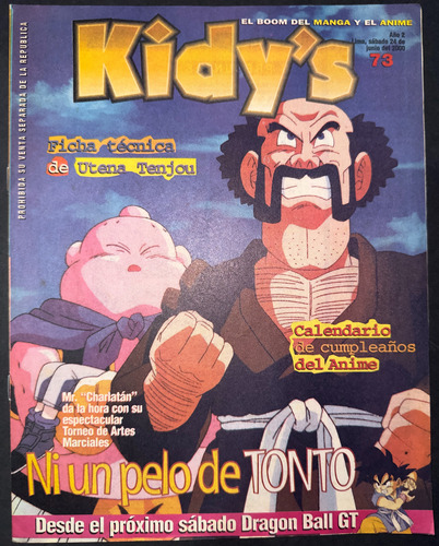 Revista Kidys #73 - Anime La República - Año 2000