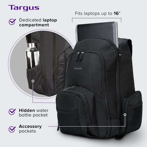 Mochila Para Computadora Portátil Targus De 16 Pulgadas, Se
